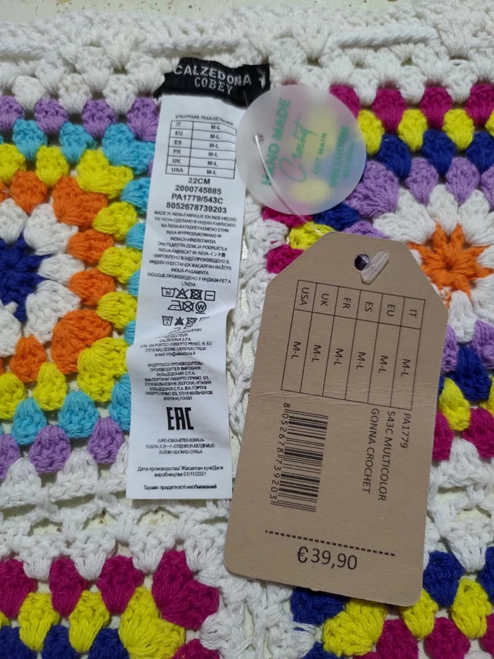 Gonna in crochet M-L Calzedonia Foto 3 de 4