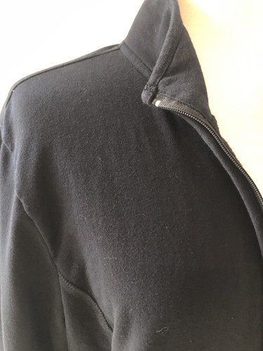 Karen Scott Women's Sport Zip Cardigan Navy Size XL - Picture 3 of 6
