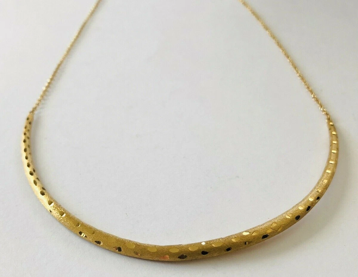 Signed Alwand Vahan AV 925 Sterling Silver Gold Tone Chain Diamond