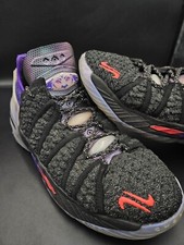 Nike Kylian Mbapp x Lebron 18 Black Purple Silver NRG Kids Size 6Y CT4677-001