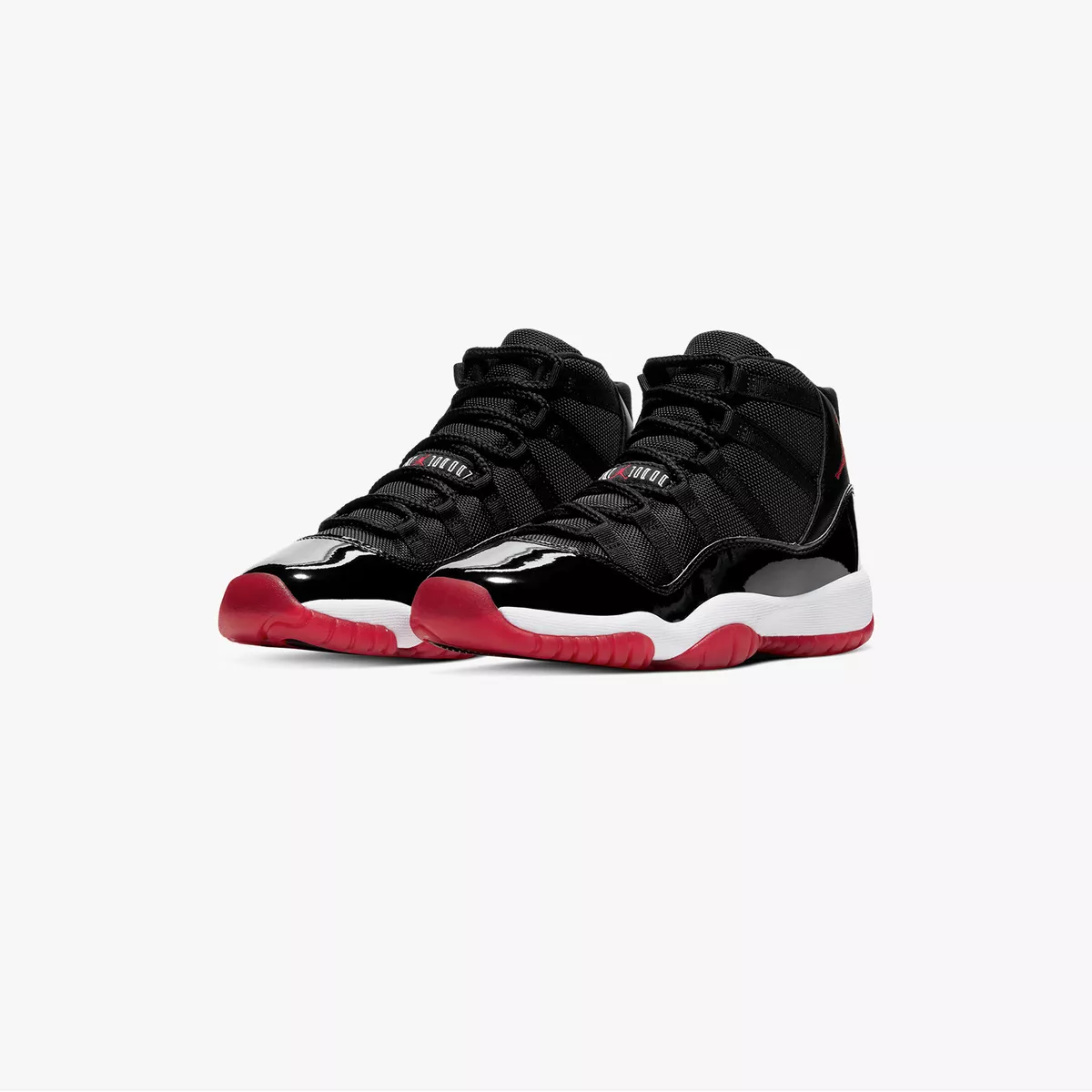 Nike Air Jordan 11 Retro Playoffs Bred 2019 (GS) Size 5Y 378038-061 Black