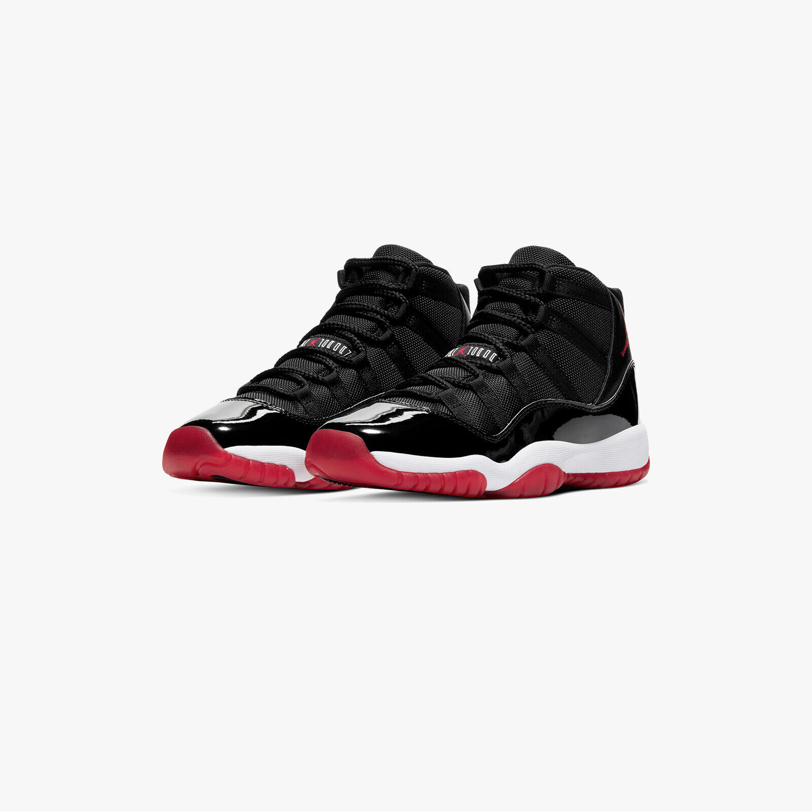 Nike Air Jordan 11 Retro Bred (GS) Big Kids' Shoes Black-True Red-White  378038-061