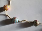 Vintage  Venetian Art Glass Wedding Cake Necklace — photo 3