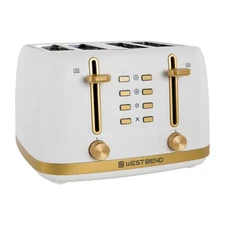 Timeless 4slice Toaster White Gold