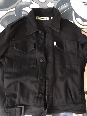 OFF-WHITE C/O VIRGIL ABLOH / Black Denim Jacket / Shirt