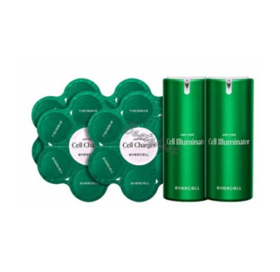Evercell Cell  Stem Cell Cell Charger 18mg x 28p Cell Illuminator 15ml x 2p Set
