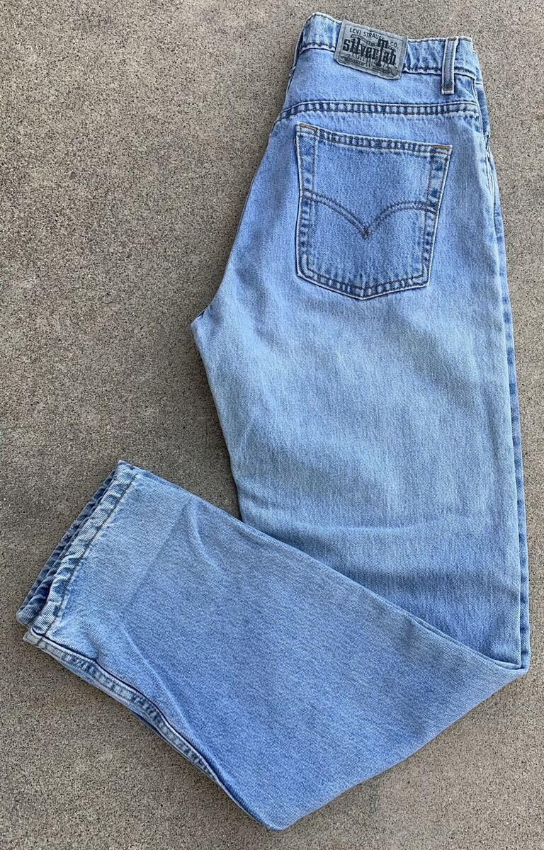 Vintage 90s Levis Jeans Silvertab Loose Fit Tag 34x32 Actual