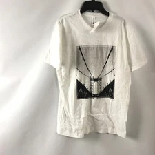 Next Level Bridge Perspective Shirt Size M Tee White Shortsleeve Top Graphic New