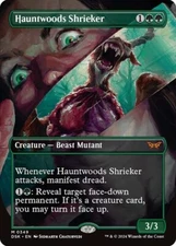 Hauntwoods Shrieker (Borderless) - Duskmourn DSK - Rare - MTG Magic Pack fresh