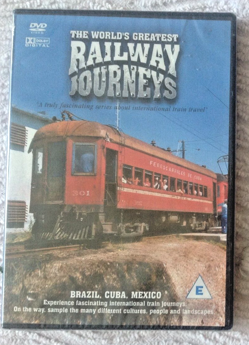 The Worlds Greatest Railway Journeys - Brazil , Cuba, Mexico DVD. Free UK P&P