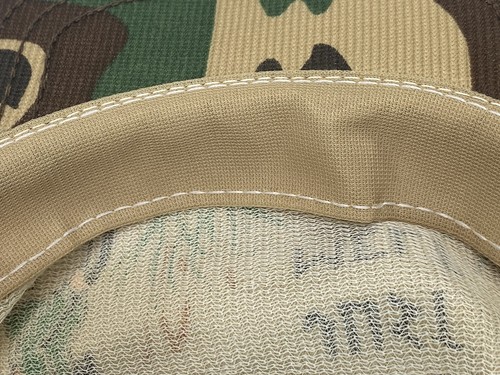 Vintage Funny Hunting Cap Trucker Dad Hat 80's Camo Puffy Print Mesh Snapback - Picture 8 of 11