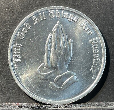 Norton Connecticut Life Study Fellowship Aluminum Religious Coin / Medal