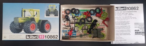 KIT MODELO TRACTOR AGRÍCOLA KIBRI HO 10862 MERCEDES ESCALA 1:87 ALEMANIA SIN MONTAR - Imagen 2 de 3