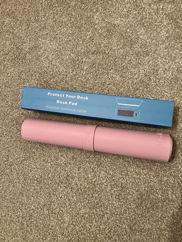 Large Leather Non-Slip PU DESK MAT / PAD - Pink Protector Waterproof 60 x 35 cm - 第 4/11 張圖片