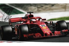 Antonio Giovinazzi "Ferrari Racing" autograph signed 20x30 cm picture