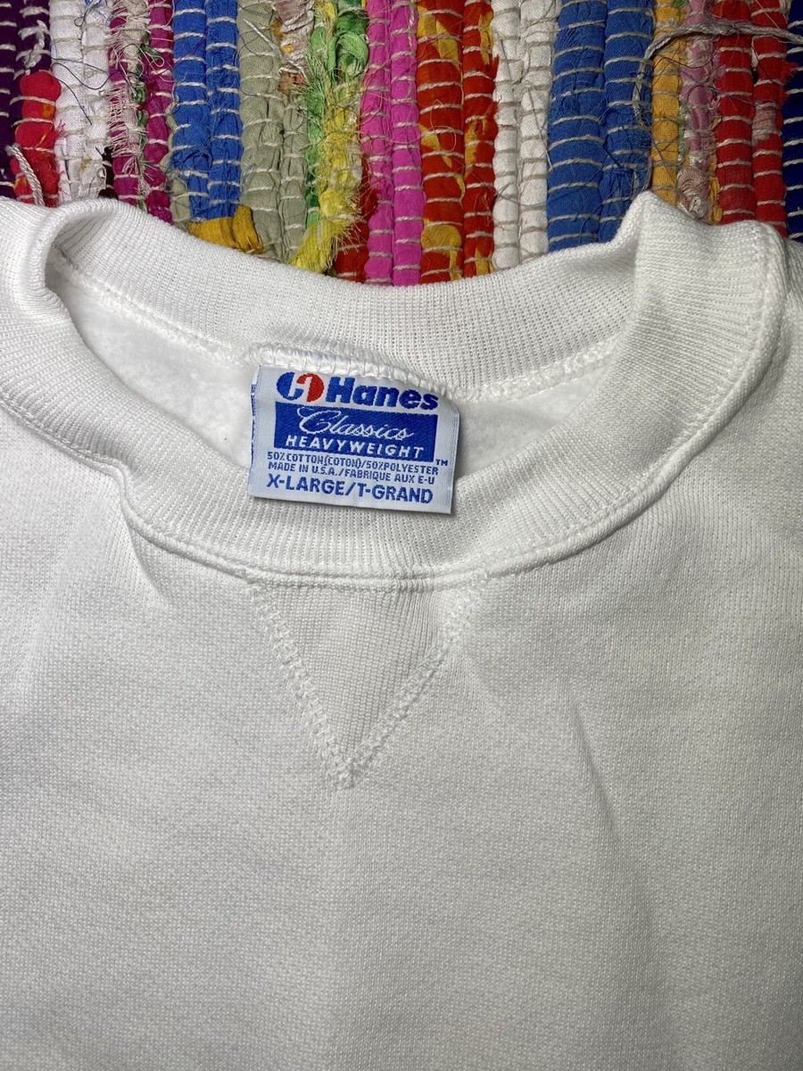 【90's】USA製 Hanes Vintage sweat XL Vintage 90s Hanes Her Way Crewneck Sweatshirt XL Red NWT