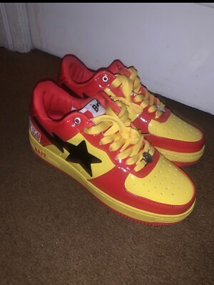 Size 10 - A Bathing Ape Marvel x Bapesta Iron Man