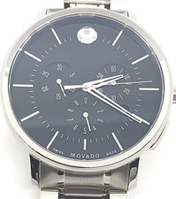 Movado 606886 Stainless Steel Silver 44mm Wristwatch for Men Movado 606886 Stainless Steel Silver 44mm Wristwatch for Men