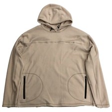 Xersion Mens Big  Tall Coastal Beige Fleece Pull-Over Hoodie Sweatshirt