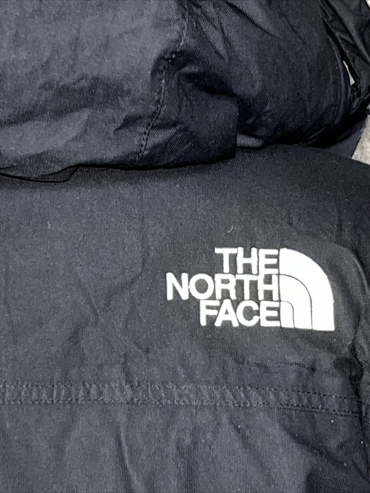 the north face mens size goose down fill winter fur hood parka jacket