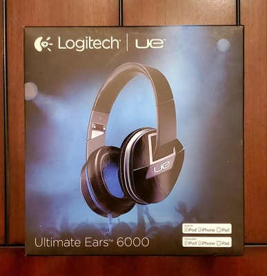 Logitech UE Ultimate Ears 6000 Black Headphones w ...