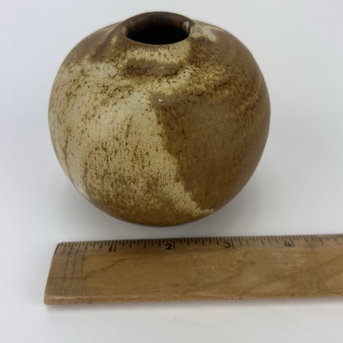 Vtg New Clairvaux Pottery Vase 4in z3q - Picture 13 of 15