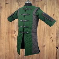 Medieval Gambeson, Thick Padded Costume Viking Gambeson SCA LARP