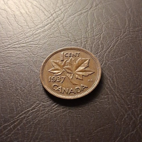 1937 Canada Small Cent — photo from another recent sale
