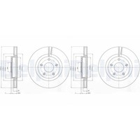 2 Xdelphi Bremsscheiben 296Mm BelÜFtet Passend FüR Nissan Juke Pulsar Qashqai