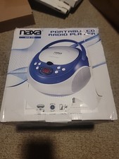 NAXA NPB-251 PORTABLE CD AM/FM RADIO PLAYER BLUE NIB