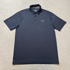 Under Armour The Playoff Polo Shirt Mens Medium Blue Performance Athleisure Golf