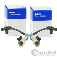 2X Delphi ABS-SENSOREN Vorne Passend FÜR Chevrolet Captiva Opel Antara