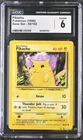 PIKACHU 58/102 BASE SET POKEMON CGC 6 EX/NM