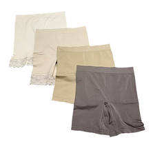 Breezies Women's Set of 4 Mid Thigh Shorts Panties Size Small