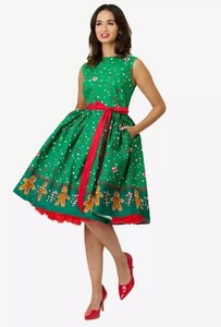 Unique Vintage Christmas Dress | eBay