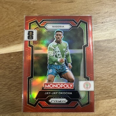 🔴 2026 Prizm Monopoly World Cup Jay-Jay Okocha #82 Red Prizm SSP