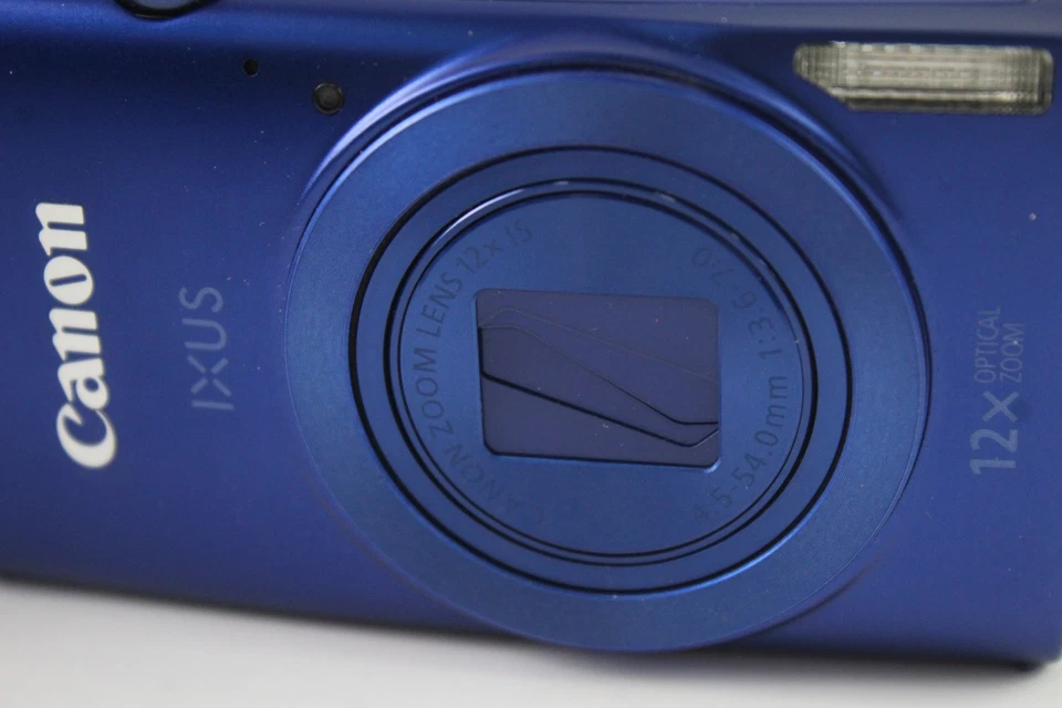 Canon IXUS 170 Digital Compact Camera Working w/ Canon 12x IS Zoom Lens - Image 2 of 4
