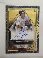 2025 Topps Tier One Anthony Volpe Base Auto Variation /75 Yankees