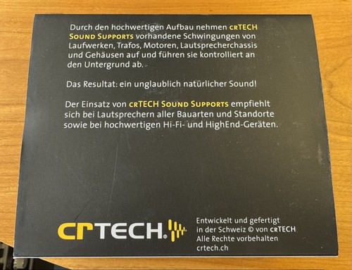 CRTECH Sound Supports 5017 Gerätefüsse - Zdjęcie 6 z 6