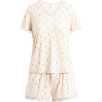 "Ccdk Copenhagen - \"Jordan\" Schlafanzug Mit Shorts FüR Damen, KurzäRmlig (GT34960"