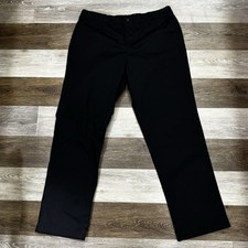 NWOT Lands End Pull On Ponte Pants Women s Sz 16 Black Oeko-Tex Standard 100