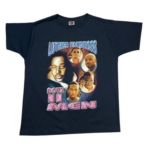 Boyz II Men Luther Vandross Parking Lot Tour Tee Siz Vintage vintage concert t-shirt, vintage, size XL, single stitch, B+ condition