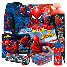 Spiderman 9 Teile Set SCHULRANZEN Ranzen Fede...