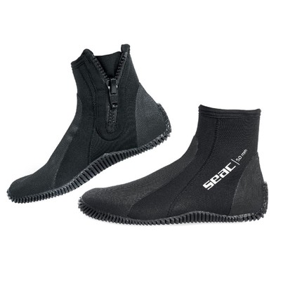 The Regular Boot, 5 mm Neoprene Short Diving Boots with Semi-Rigid Sole and H...