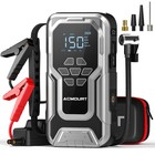 6000A Car Jump Starter With Air Compressor 12V Battery Booster Tire Inflator