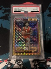2024-25 Topps Chrome - Kobe Bufkin #29 Gold Geometric /50 Graded Gem Mint 10