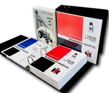 Farmall International 856 Diesel Tractor Service Parts Operators Manual Set D407