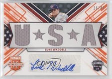 2019 Panini Elite Extra Edition Orange 26/49 Luke Waddell #USMS-LW Auto 0c6