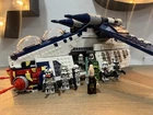 LEGO Star Wars Clone Trooper Lot, With Custom LAAT Gunship.