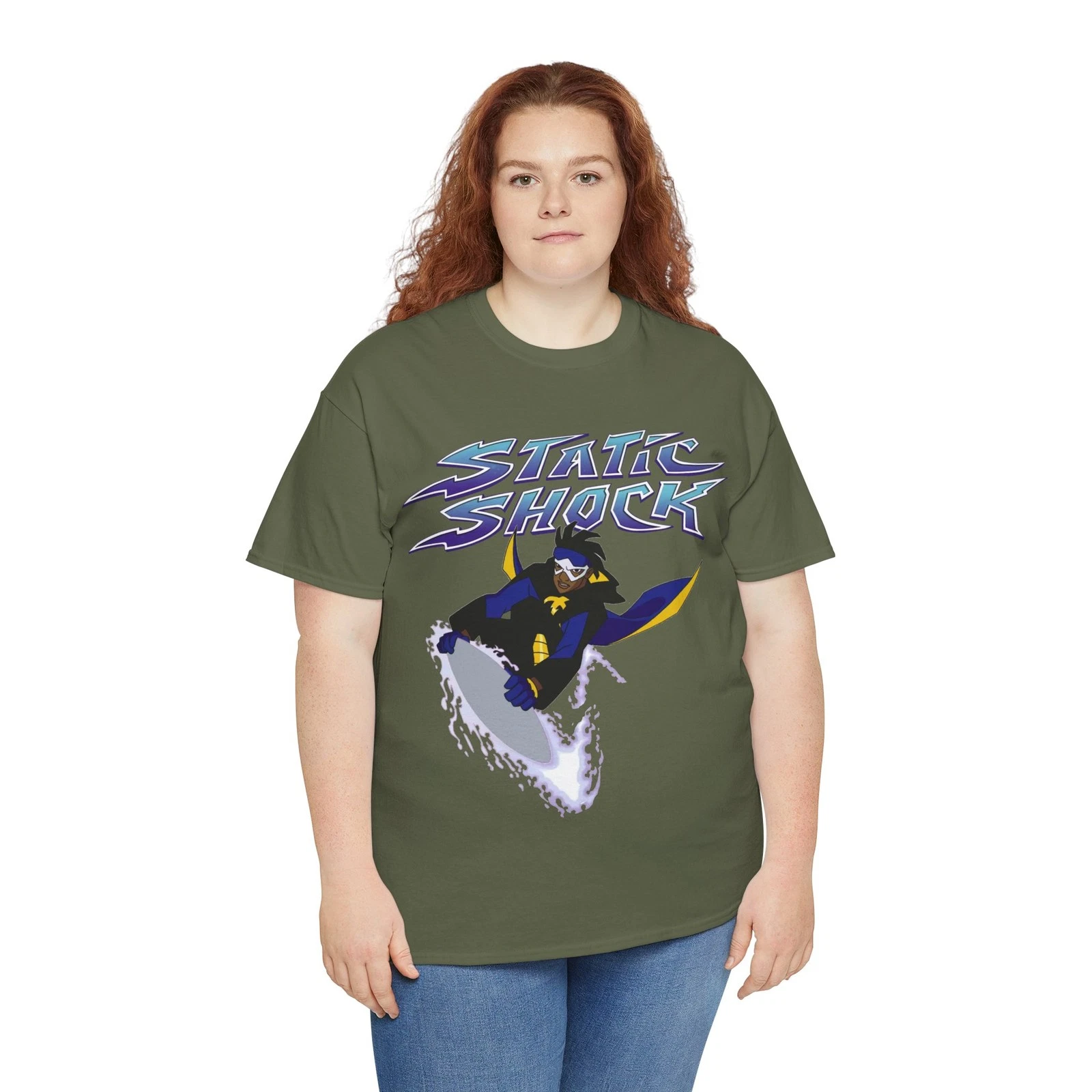 Static Shock T-Shirt - Milestone Comics - WB - DC Comics - Virgil Hawskin